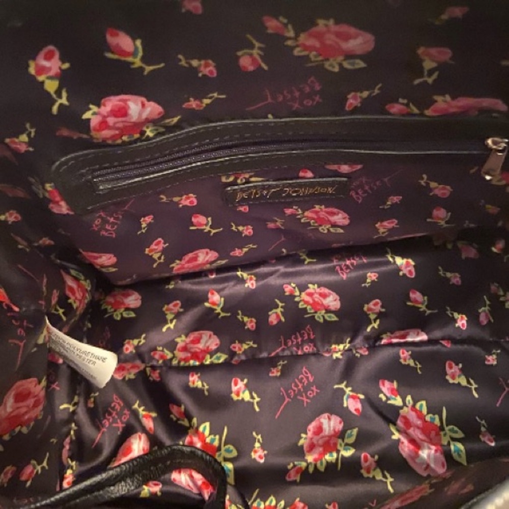 Betsey Johnson Floral Multicolor Crossbody Bag with Tassel Charm - Picture 7 of 10